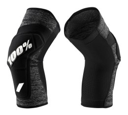 Ochraniacze na kolana 100% RIDECAMP Knee Guard Heather Grey Black roz. L (WYPRZEDAŻ -50%)