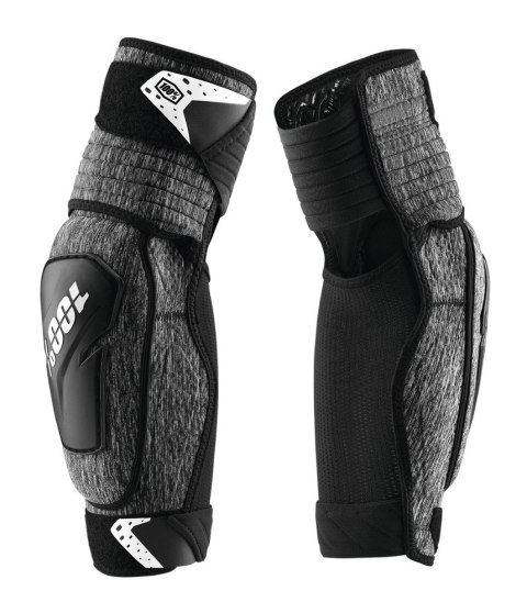 Ochraniacze na łokcie 100% FORTIS Elbow Guard Heather Grey Black roz. L/XL (WYPRZEDAŻ -50%)