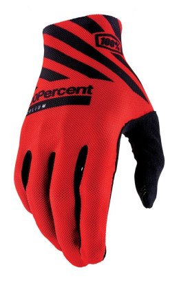 Rękawiczki 100% CELIUM Gloves Racer Red - L (długość dłoni 193-200 mm) (WYPRZEDAŻ -50%)