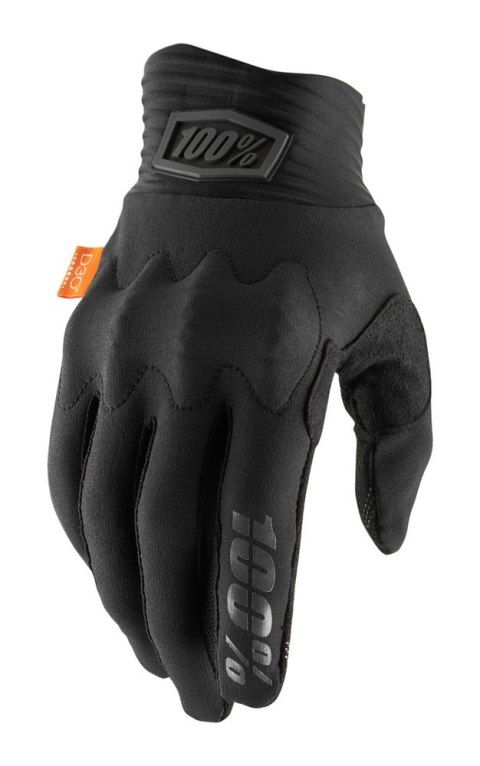 Rękawiczki 100% COGNITO Gloves Black - L (długość dłoni 193-200 mm) (WYPRZEDAŻ -50%)