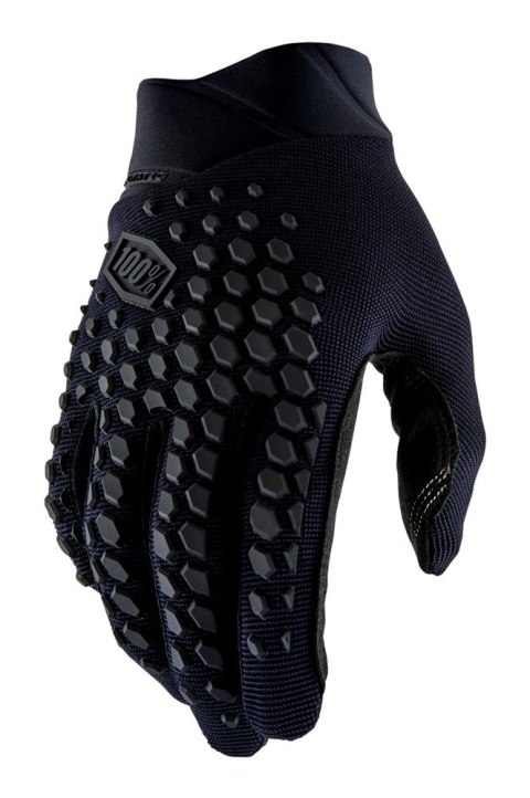 Rękawiczki 100% GEOMATIC Gloves Black/Charcoal - S (długość dłoni 181-187 mm) (WYPRZEDAŻ -50%)