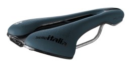 Siodło SELLE ITALIA FLITE BOOST GRAVEL TI316, Superflow S (id match - S3), TI 316 Rail, Fibra-Tek, Light Gel, 228g, Niebieskie (