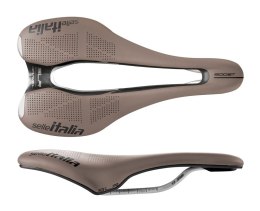 Siodło SELLE ITALIA SLR BOOST GRAVEL TI316, Superflow S (id match - S3), TI 316 Rail, Fibra-Tek, Light Gel, 204g, Brązowe (NEW)