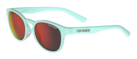 Okulary TIFOSI SVAGO satin crystal teal (1 szkło Smoke Red 15,4% transmisja światła) (WYPRZEDAŻ -50%)