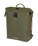 Plecak/Sakwa rowerowa BASIL SOHO BACKPACK NORDLICHT17L, mocowanie na haki Hook-On System, wodoodporny poliester, oświetlenie, mo