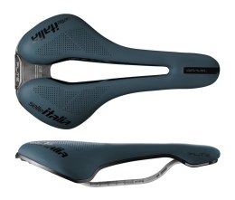 Siodło SELLE ITALIA FLITE BOOST GRAVEL TI316, Superflow L (id match - L3), TI 316 Rail, Fibra-Tek, Light Gel, 232g, Niebieskie (