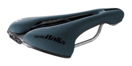 Siodło SELLE ITALIA FLITE BOOST GRAVEL TI316, Superflow L (id match - L3), TI 316 Rail, Fibra-Tek, Light Gel, 232g, Niebieskie (