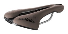 Siodło SELLE ITALIA FLITE BOOST GRAVEL TI316, Superflow S (id match - S3), TI 316 Rail, Fibra-Tek, Light Gel, 228g, Brązowe (NEW