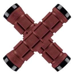 Chwyty kierownicy LIZARDSKINS Dual-Clamp Lock-On NORTHSHORE - Deep Red (NEW)