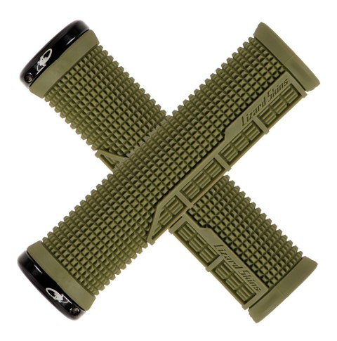 Chwyty kierownicy LIZARDSKINS MACHINE LOCK-ON klamry olive green (NEW)