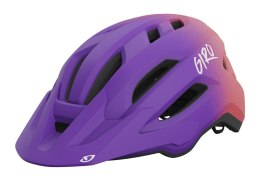 Kask dziecięcy juniorski GIRO FIXTURE II INTEGRATED MIPS matte purple pink fade roz. Uniwersalny (50-57 cm) (NEW).