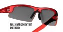 Okulary TIFOSI CRIT CLARION FOTOTEC black red (3szkła 14,7% Clarion Red, 41,4% AC Red, 95,6% Clear) (NEW)