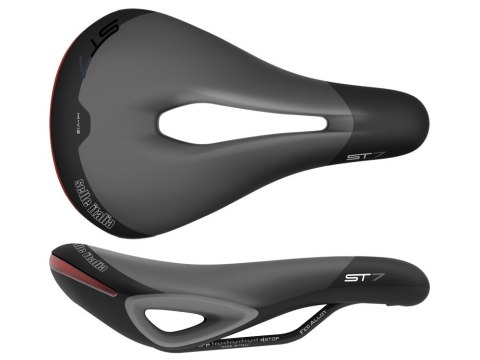 Siodło SELLE ITALIA SPORTOURING ST 7 VISION SUPERFLOW L (id match L3), Fec Alloy Rail, Soft-Tek, Light Gel, 480g (NEW)