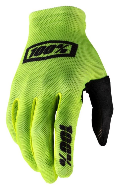 Rękawiczki 100% CELIUM Glove fluo yellow black roz. S (długość dłoni 181-187 mm) (WYPRZEDAŻ -50%)