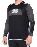 Koszulka męska 100% R-CORE X Jersey długi rękaw black white roz. XXL (WYPRZEDAŻ -50%) Koszulka męska 100% R-CORE X Jersey długi rękaw black white roz. XXL (WYPRZEDAŻ -50%)