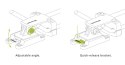Torebka pod siodło BIRZMAN Oval, Mocowanie Quick-Release (NEW)